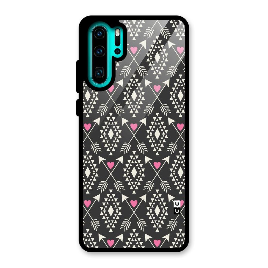 Hit Arrow Love Glass Back Case for Huawei P30 Pro
