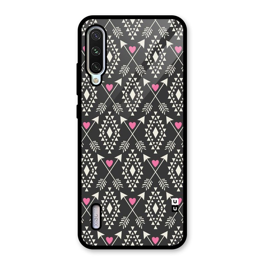 Hit Arrow Love Glass Back Case for Mi A3