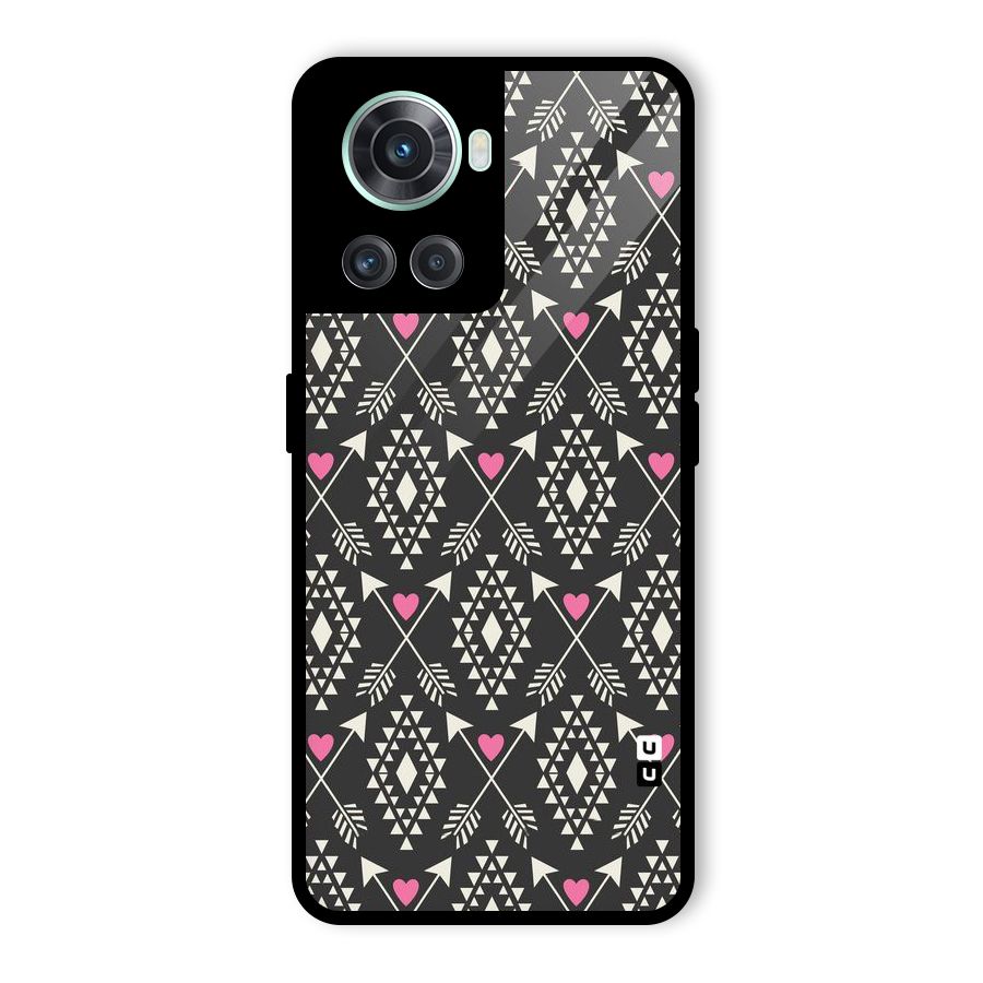 Hit Arrow Love Glass Back Case for OnePlus 10R