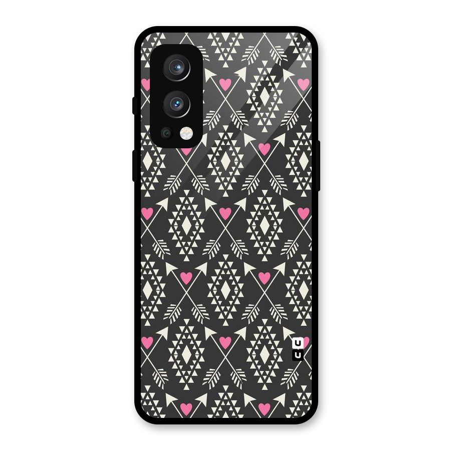 Hit Arrow Love Glass Back Case for OnePlus Nord 2 5G