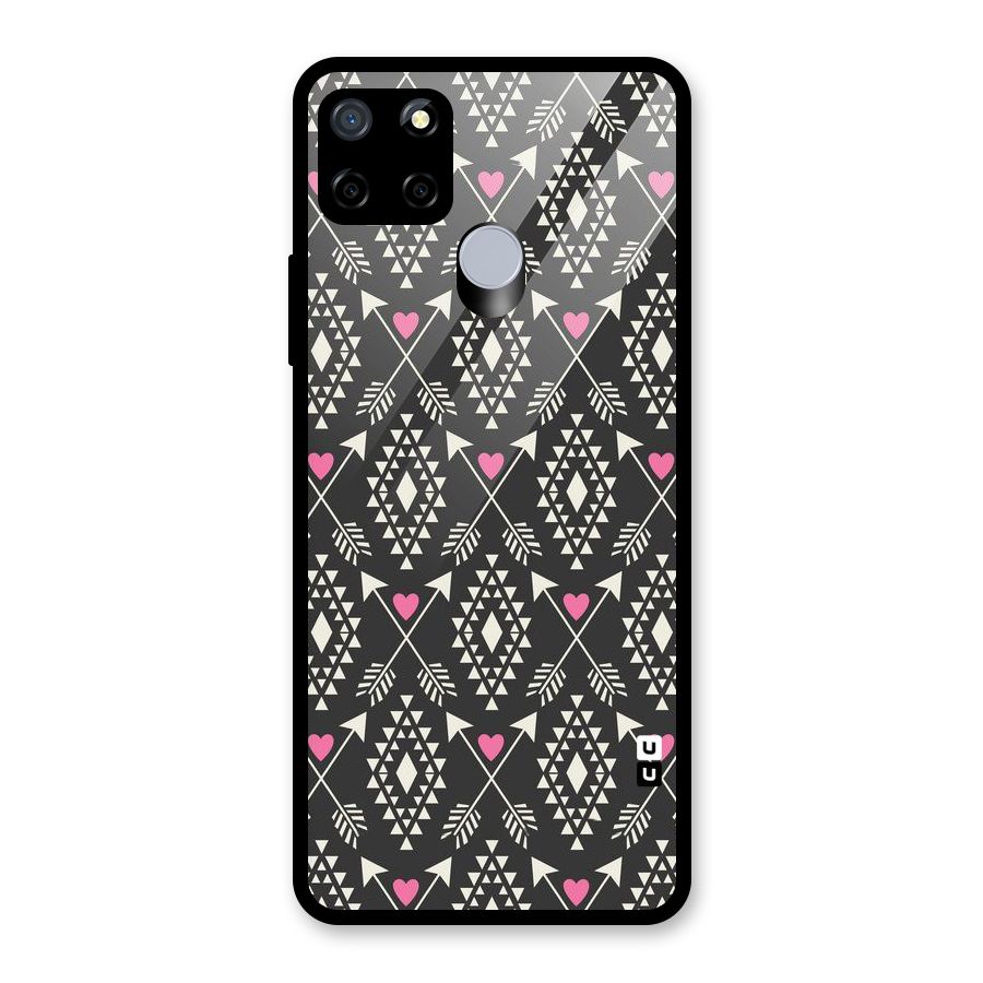 Hit Arrow Love Glass Back Case for Realme C12