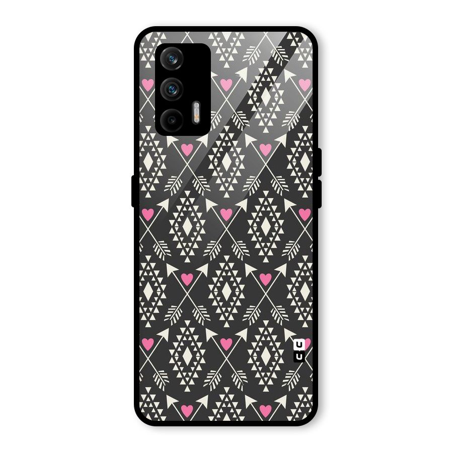 Hit Arrow Love Glass Back Case for Realme GT 5G