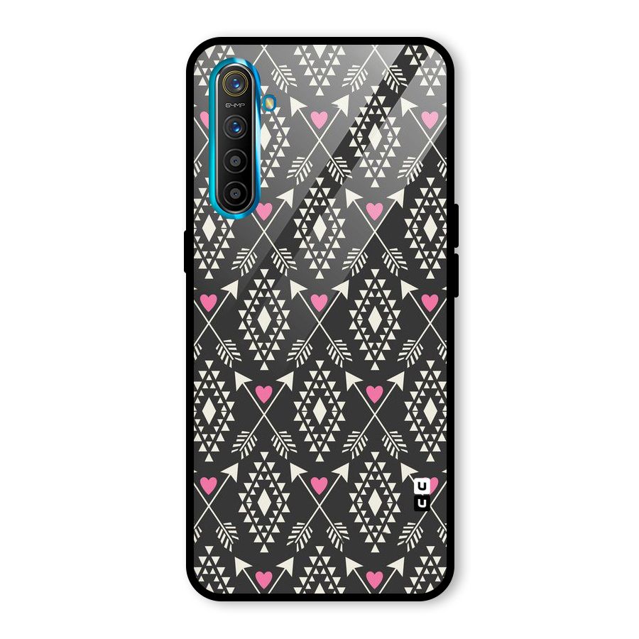 Hit Arrow Love Glass Back Case for Realme X2