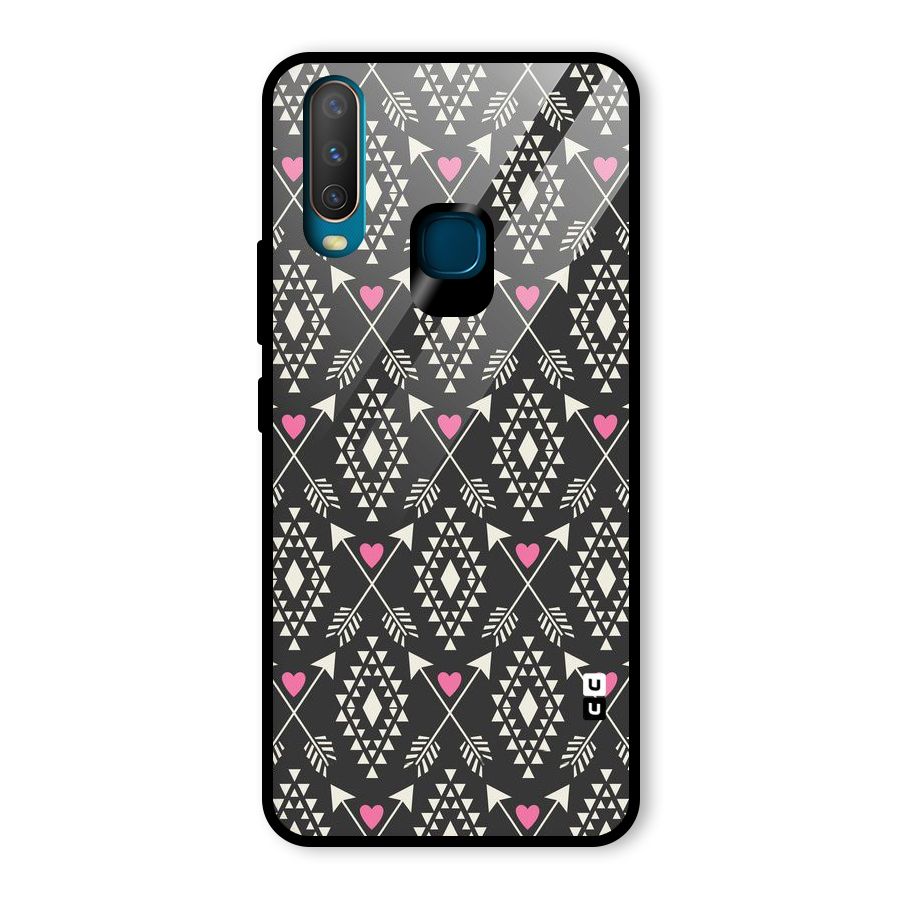 Hit Arrow Love Glass Back Case for Vivo U10