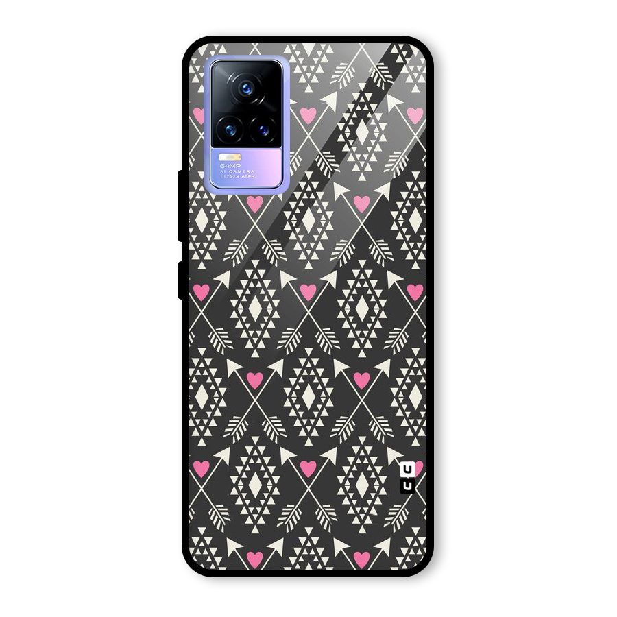 Hit Arrow Love Glass Back Case for Vivo Y73