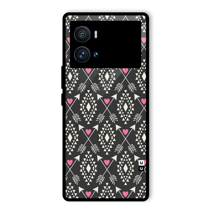 Hit Arrow Love Glass Back Case for Vivo iQOO 9 Pro