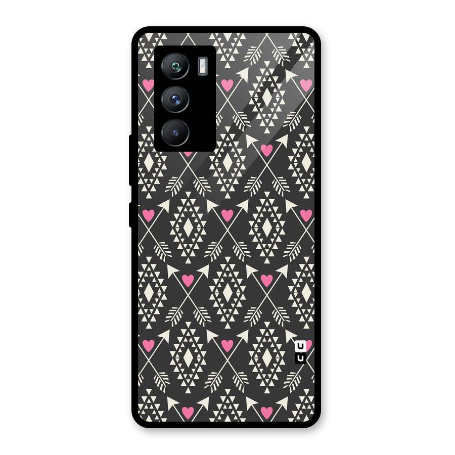 Hit Arrow Love Glass Back Case for Vivo iQOO 9 SE