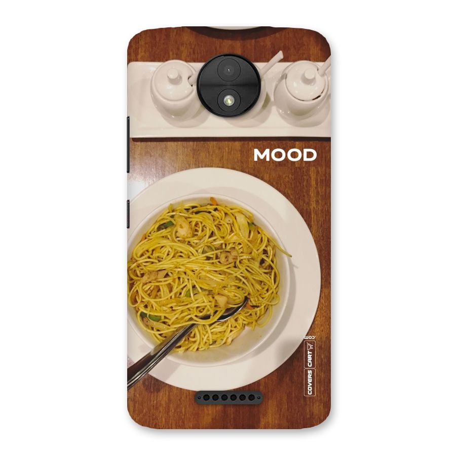 Hogging Mood Back Case for Moto C