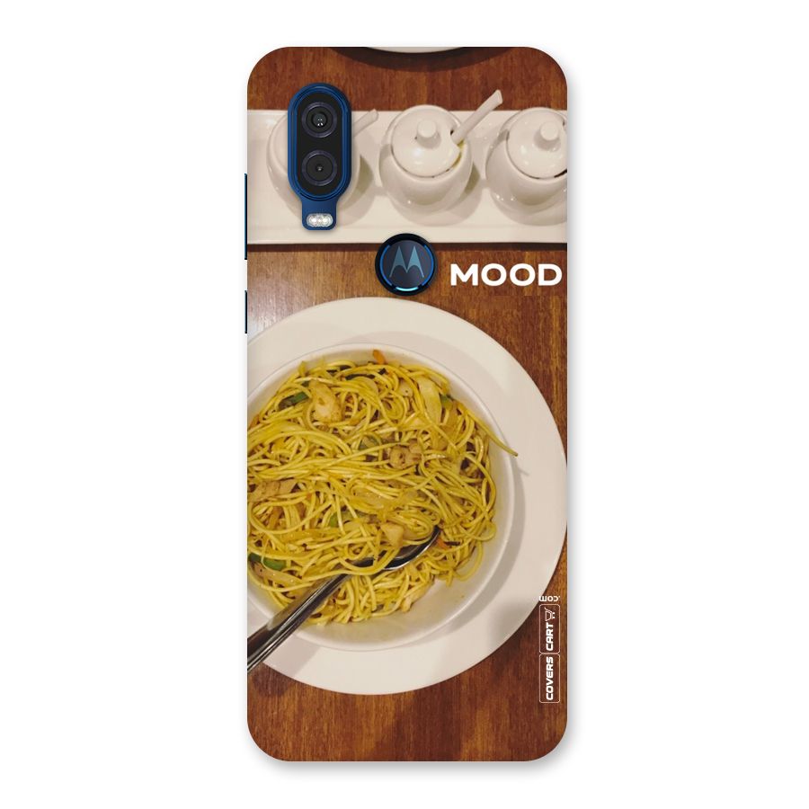 Hogging Mood Back Case for Motorola One Vision