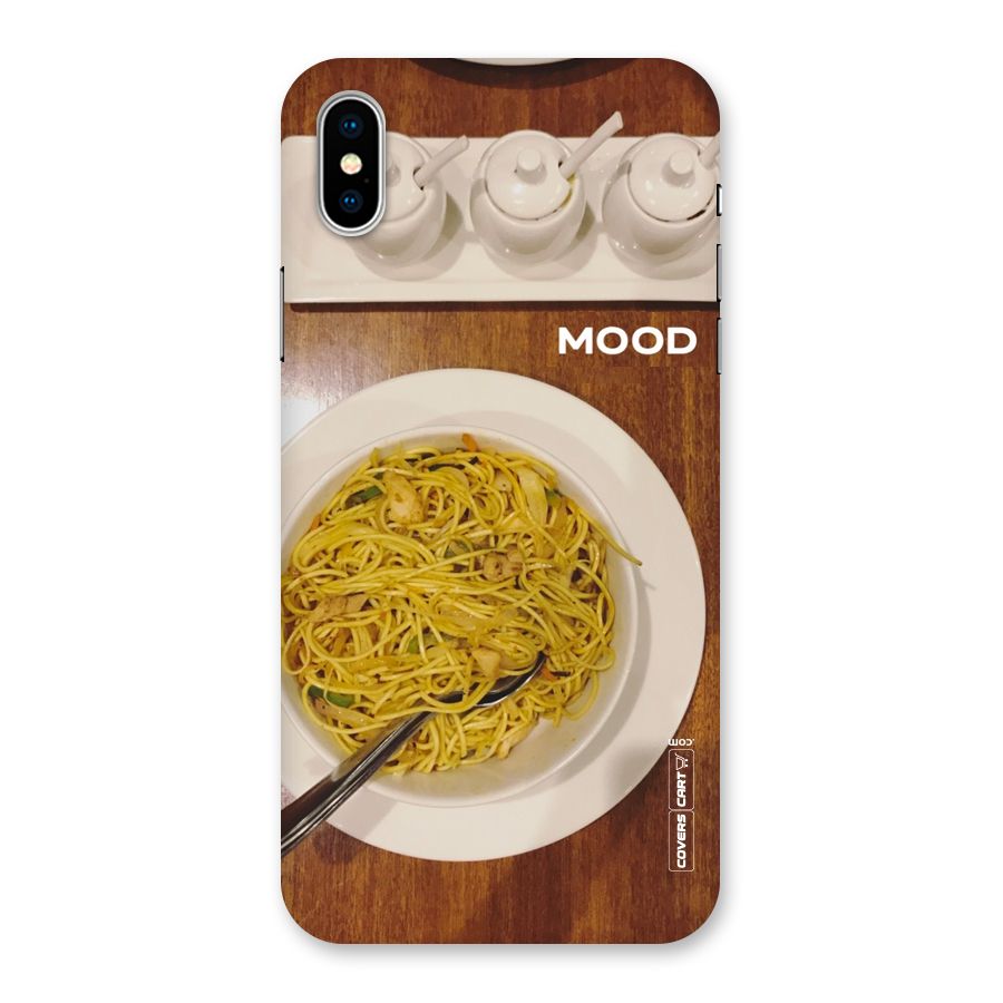 Hogging Mood Back Case for iPhone XS