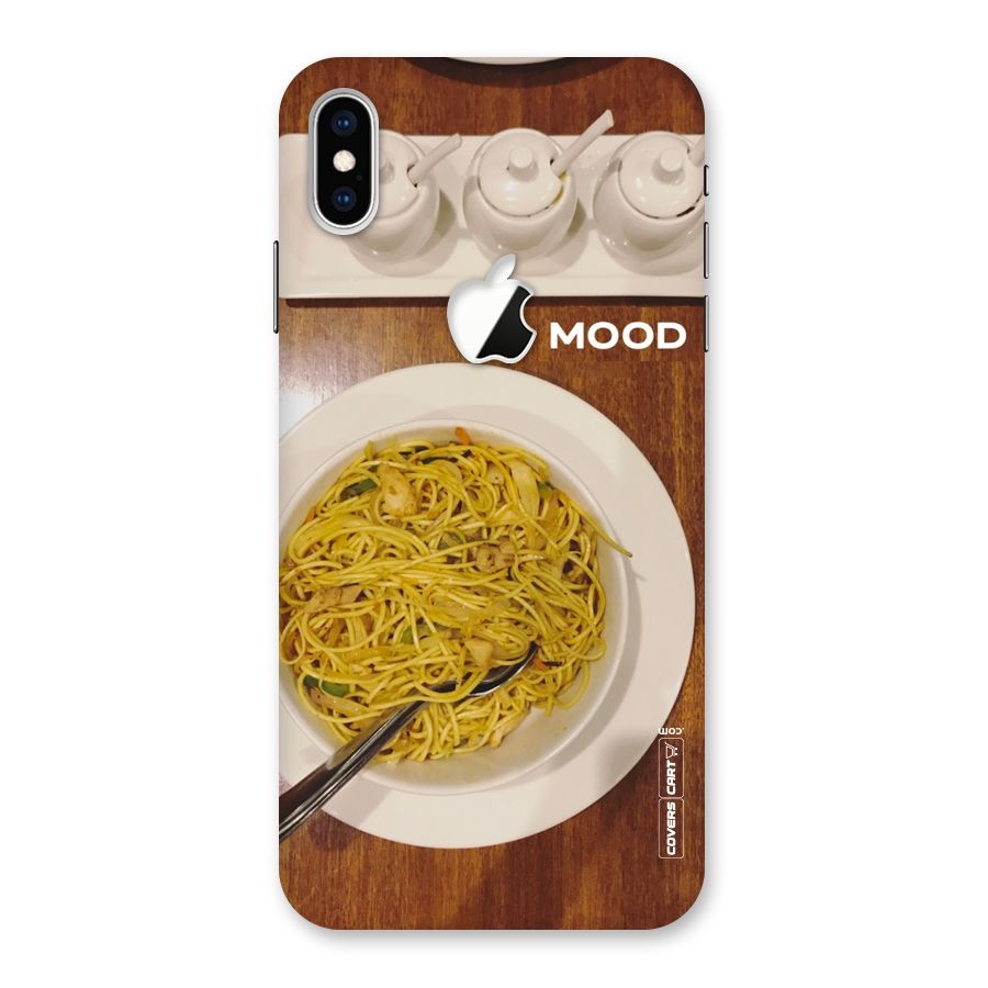 Hogging Mood Back Case for iPhone XS Max Apple Cut