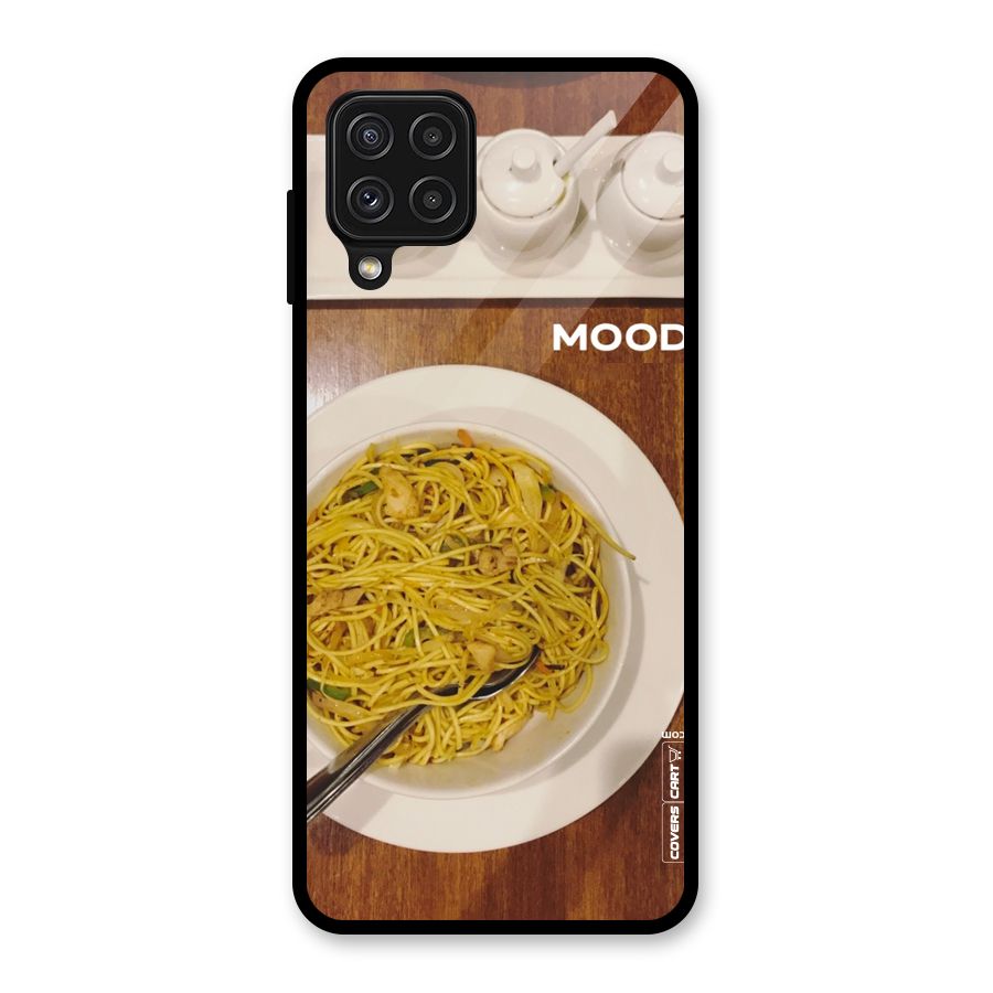 Hogging Mood Glass Back Case for Galaxy A22 4G