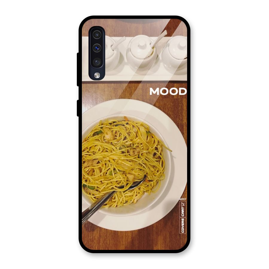 Hogging Mood Glass Back Case for Galaxy A50