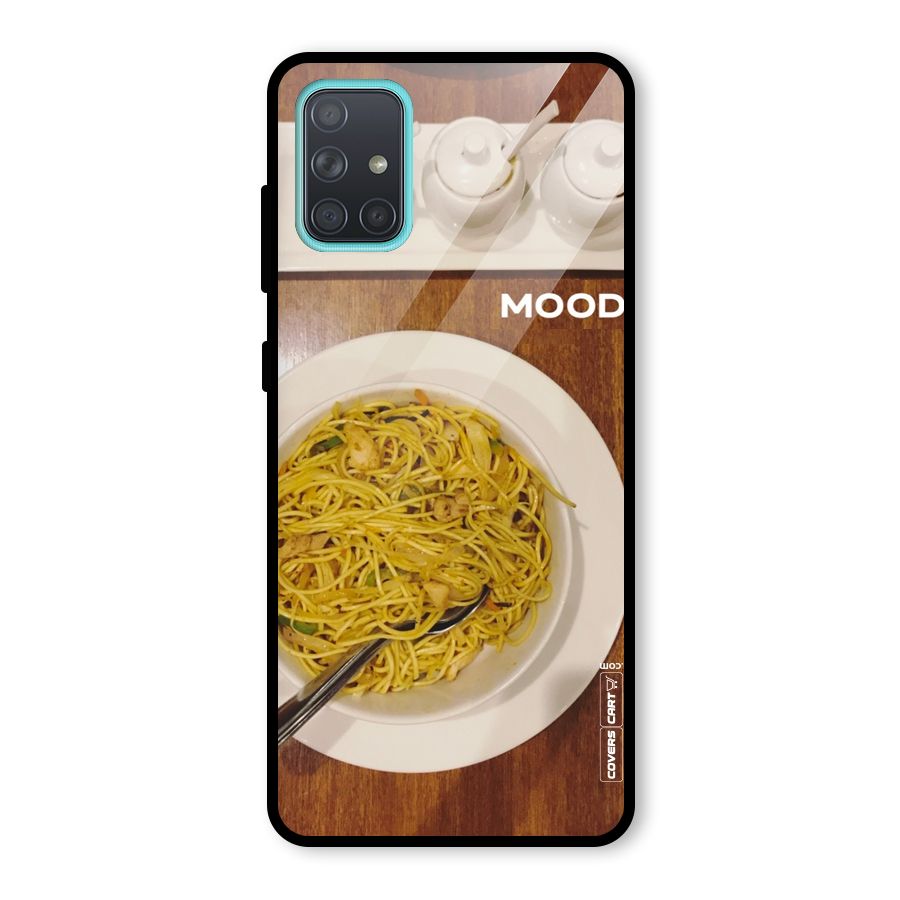 Hogging Mood Glass Back Case for Galaxy A71
