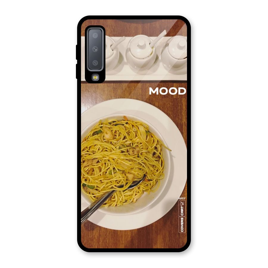 Hogging Mood Glass Back Case for Galaxy A7 (2018)