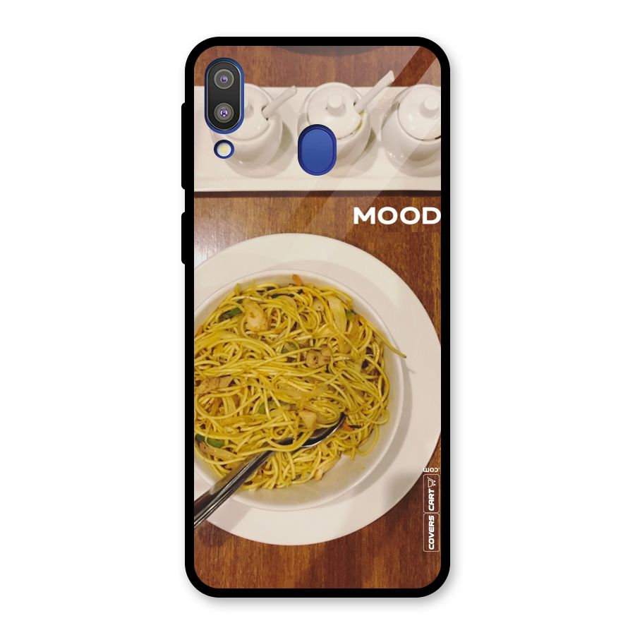 Hogging Mood Glass Back Case for Galaxy M20