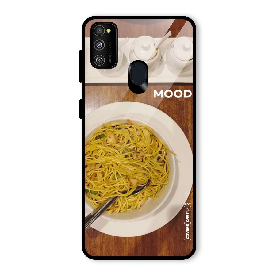 Hogging Mood Glass Back Case for Galaxy M30s