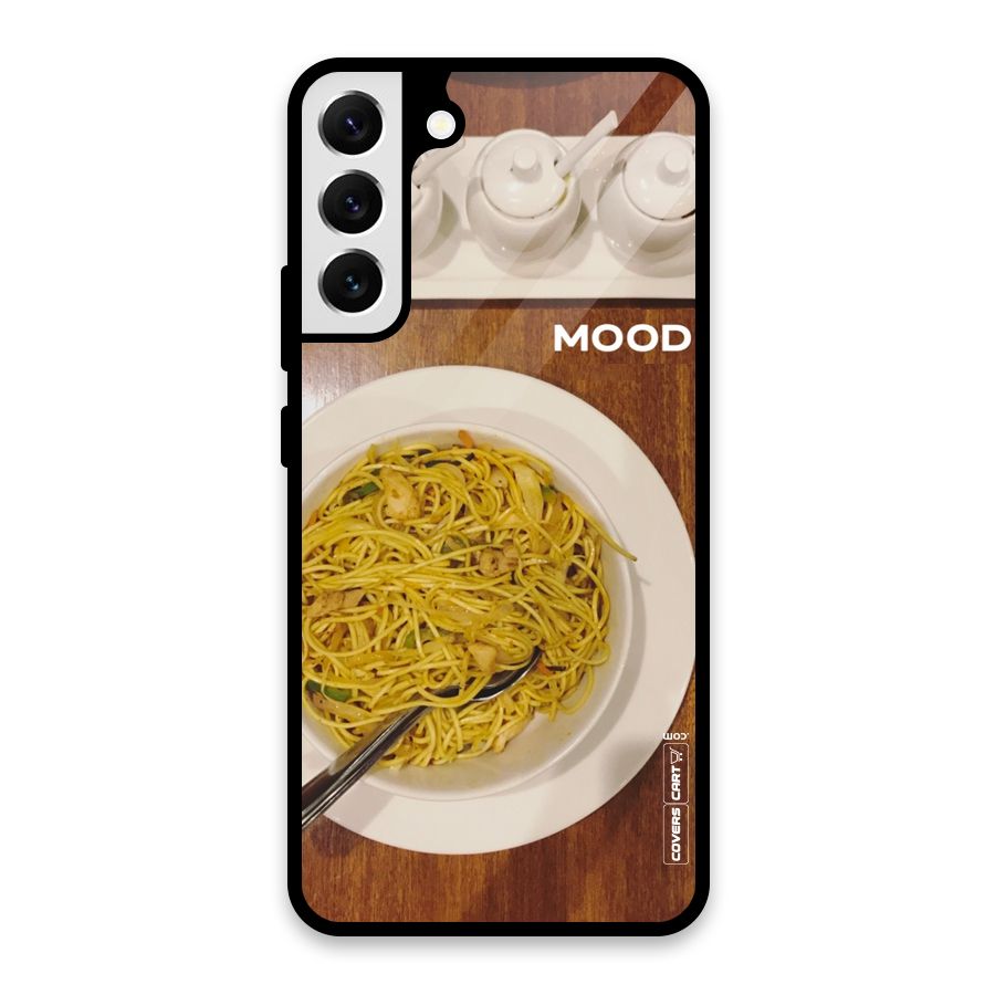 Hogging Mood Glass Back Case for Galaxy S22 Plus 5G