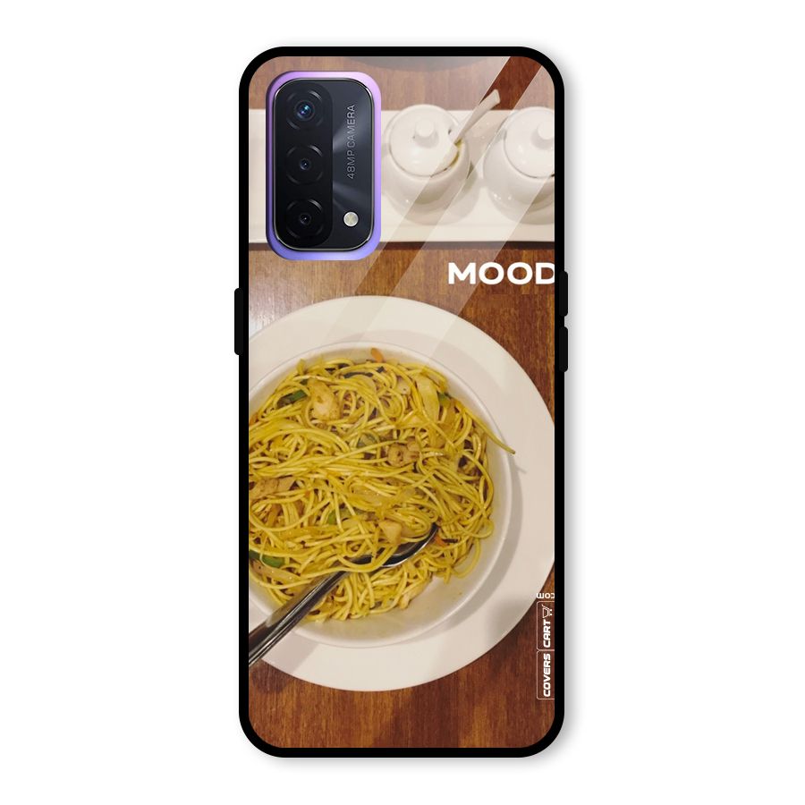 Hogging Mood Glass Back Case for Oppo A74 5G
