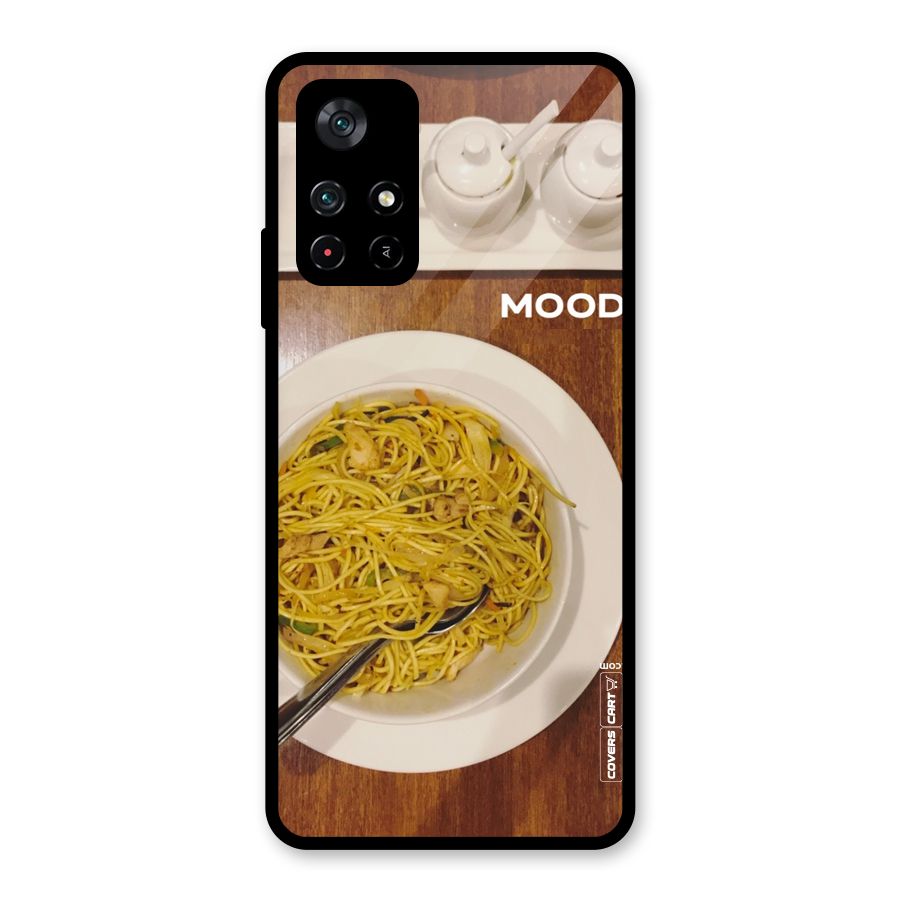 Hogging Mood Glass Back Case for Poco M4 Pro 5G
