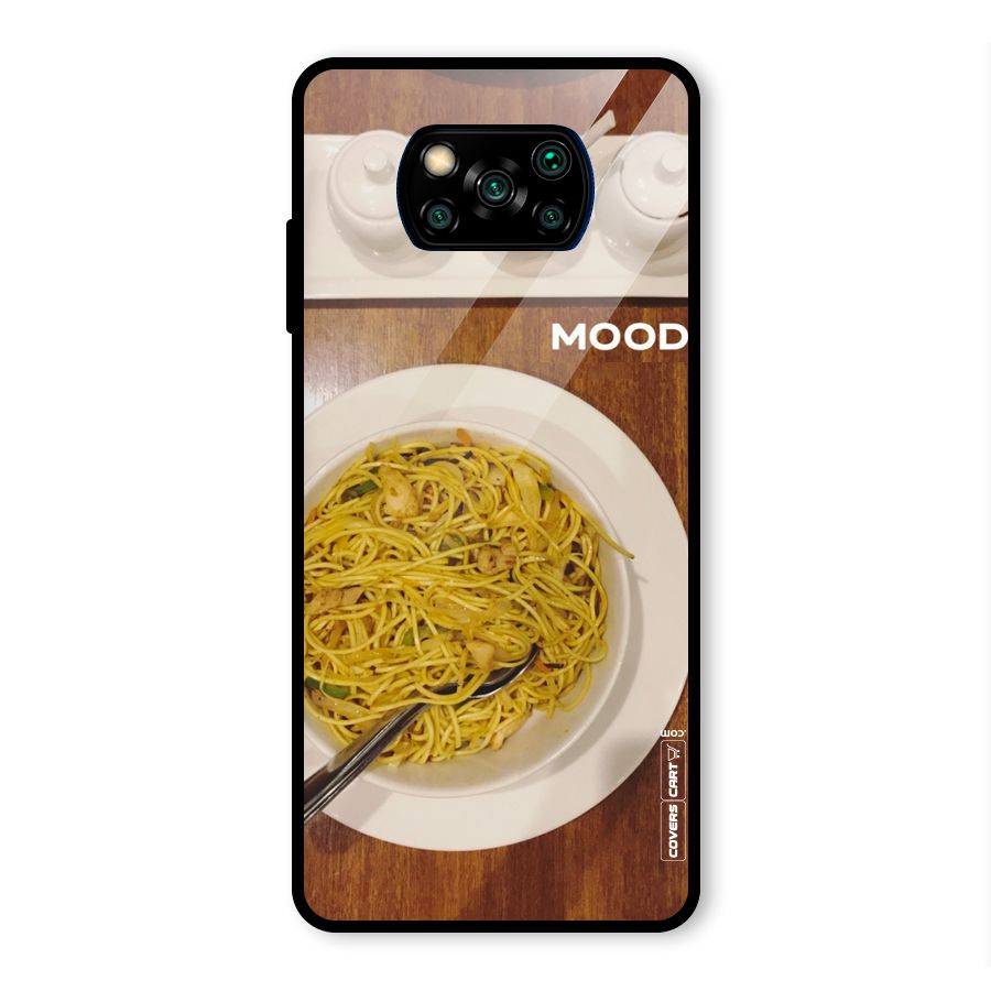 Hogging Mood Glass Back Case for Poco X3 Pro