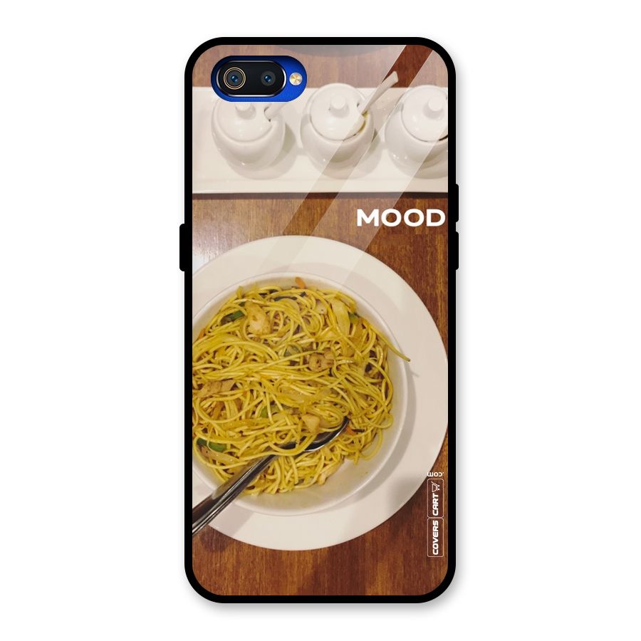 Hogging Mood Glass Back Case for Realme C2