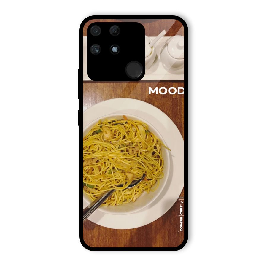 Hogging Mood Glass Back Case for Realme Narzo 50A