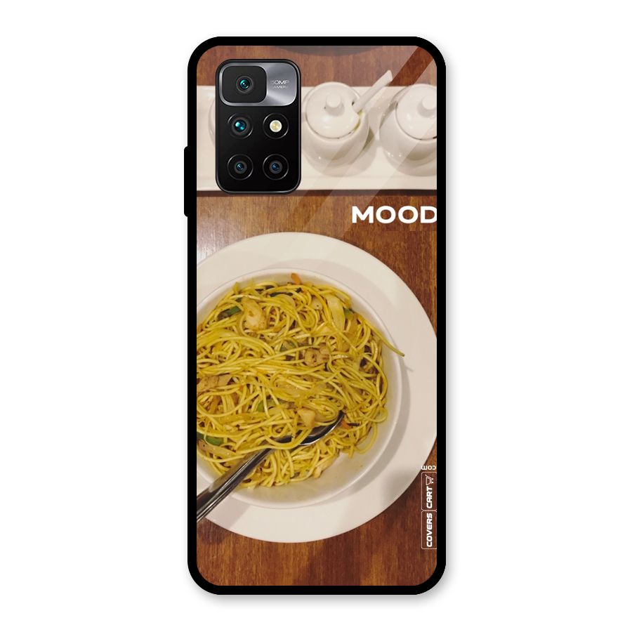 Hogging Mood Glass Back Case for Redmi 10 Prime