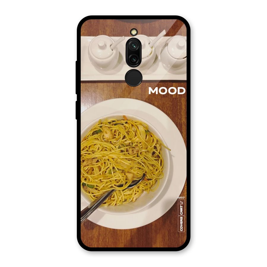 Hogging Mood Glass Back Case for Redmi 8