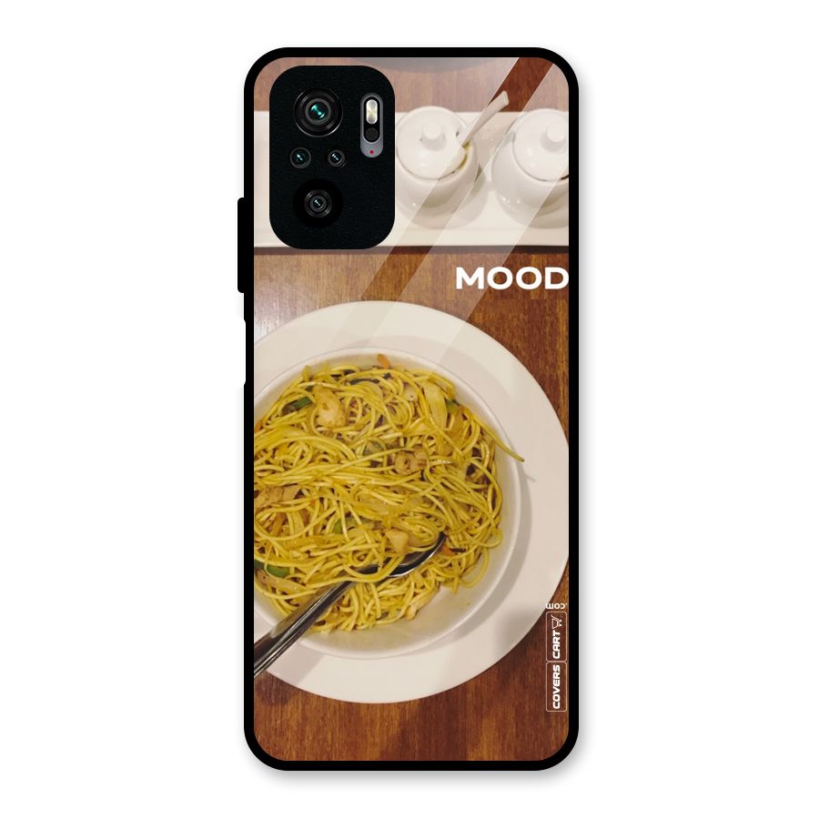 Hogging Mood Glass Back Case for Redmi Note 10S