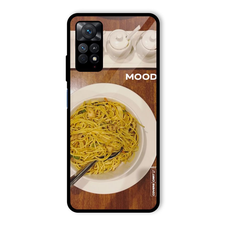 Hogging Mood Glass Back Case for Redmi Note 11 Pro Plus 5G
