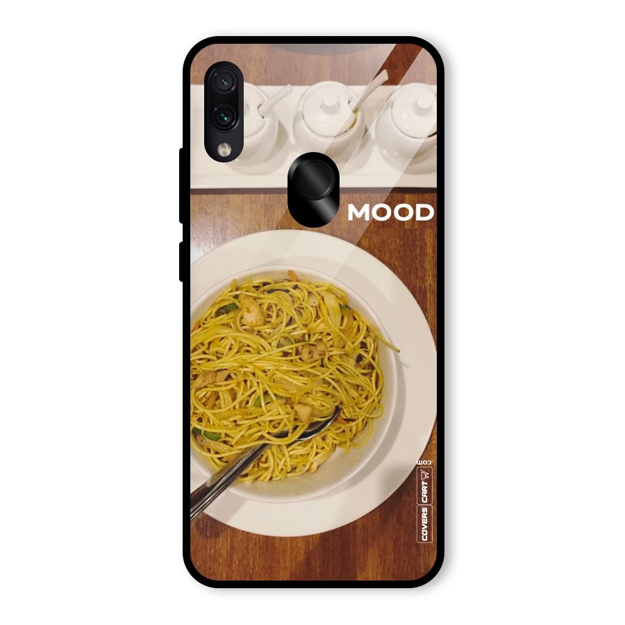 Hogging Mood Glass Back Case for Redmi Note 7
