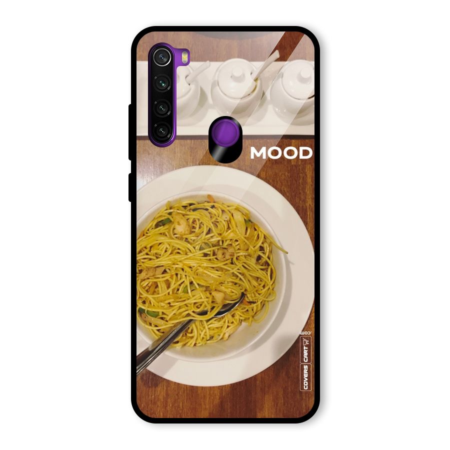 Hogging Mood Glass Back Case for Redmi Note 8