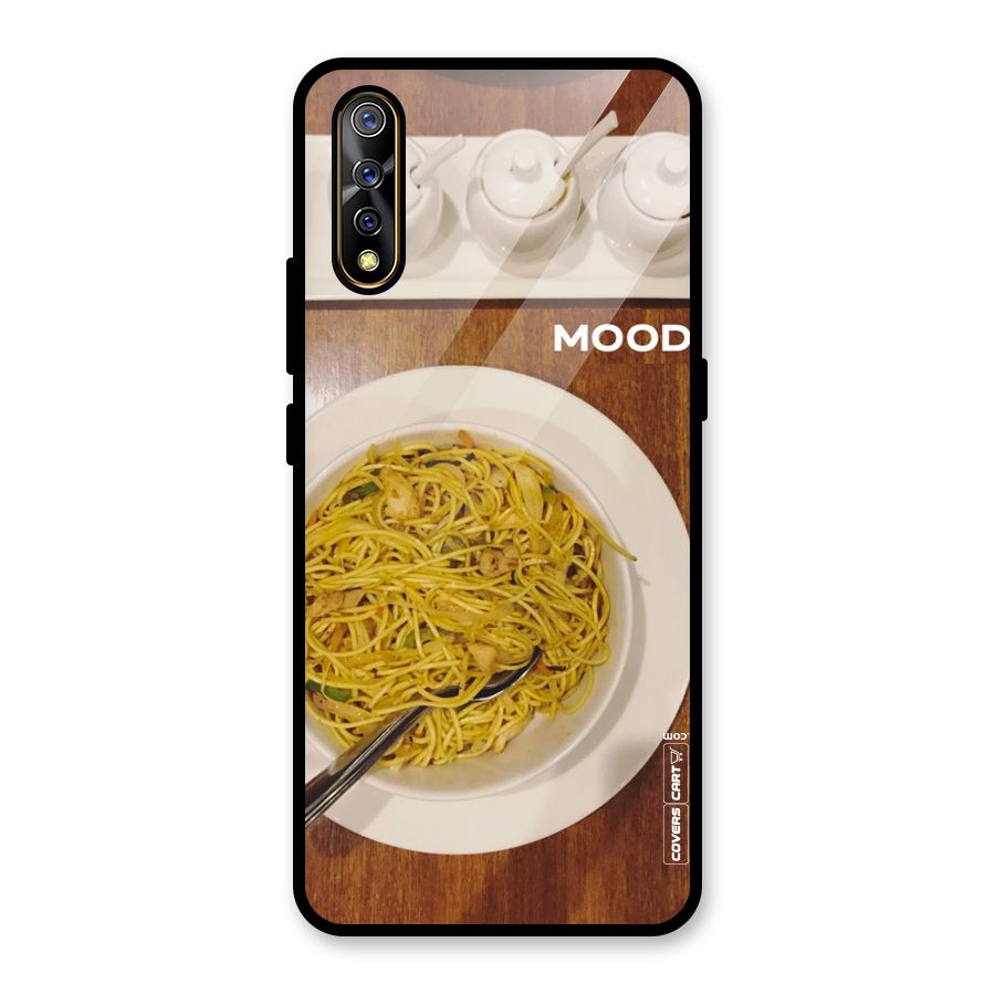 Hogging Mood Glass Back Case for Vivo S1