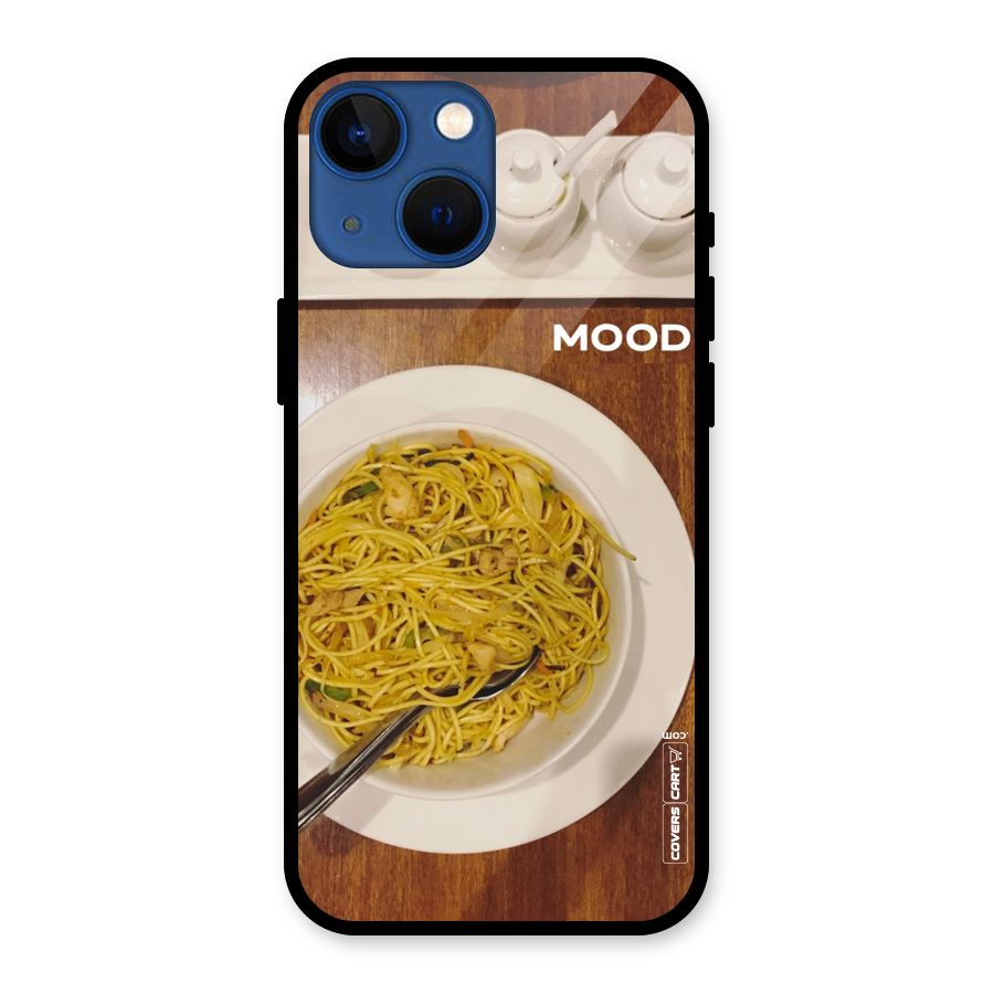 Hogging Mood Glass Back Case for iPhone 13 Mini