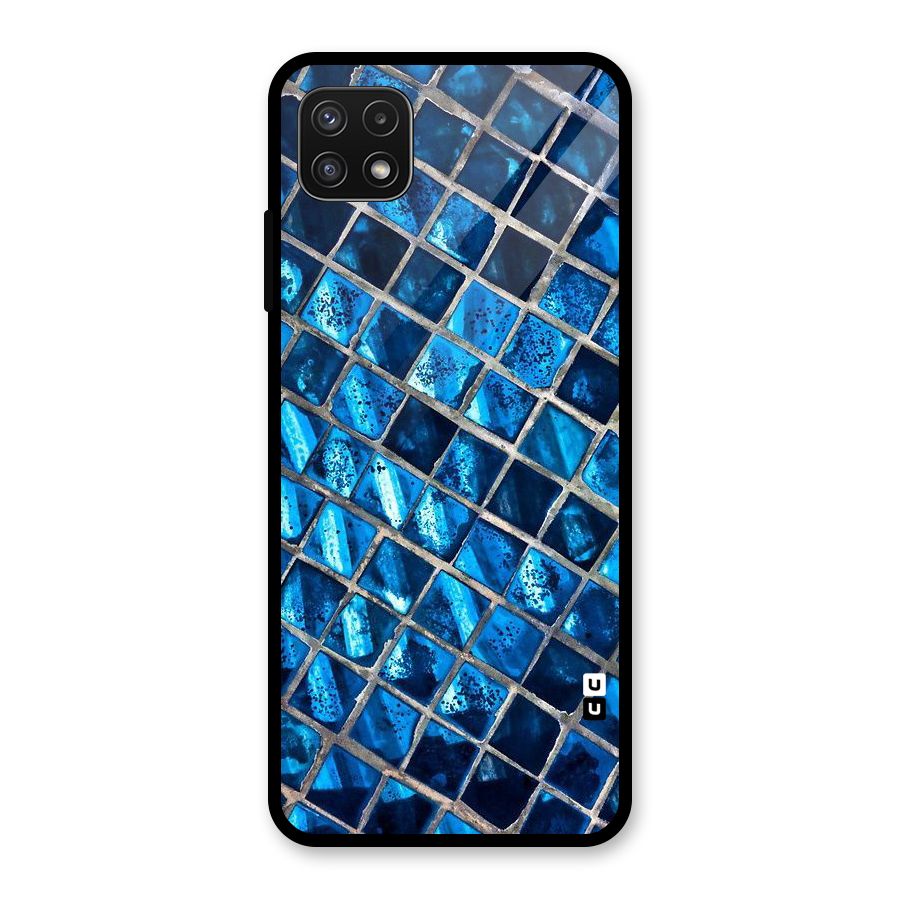 Home Tiles Design Glass Back Case for Galaxy A22 5G