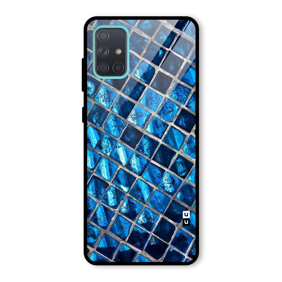 Home Tiles Design Glass Back Case for Galaxy A71