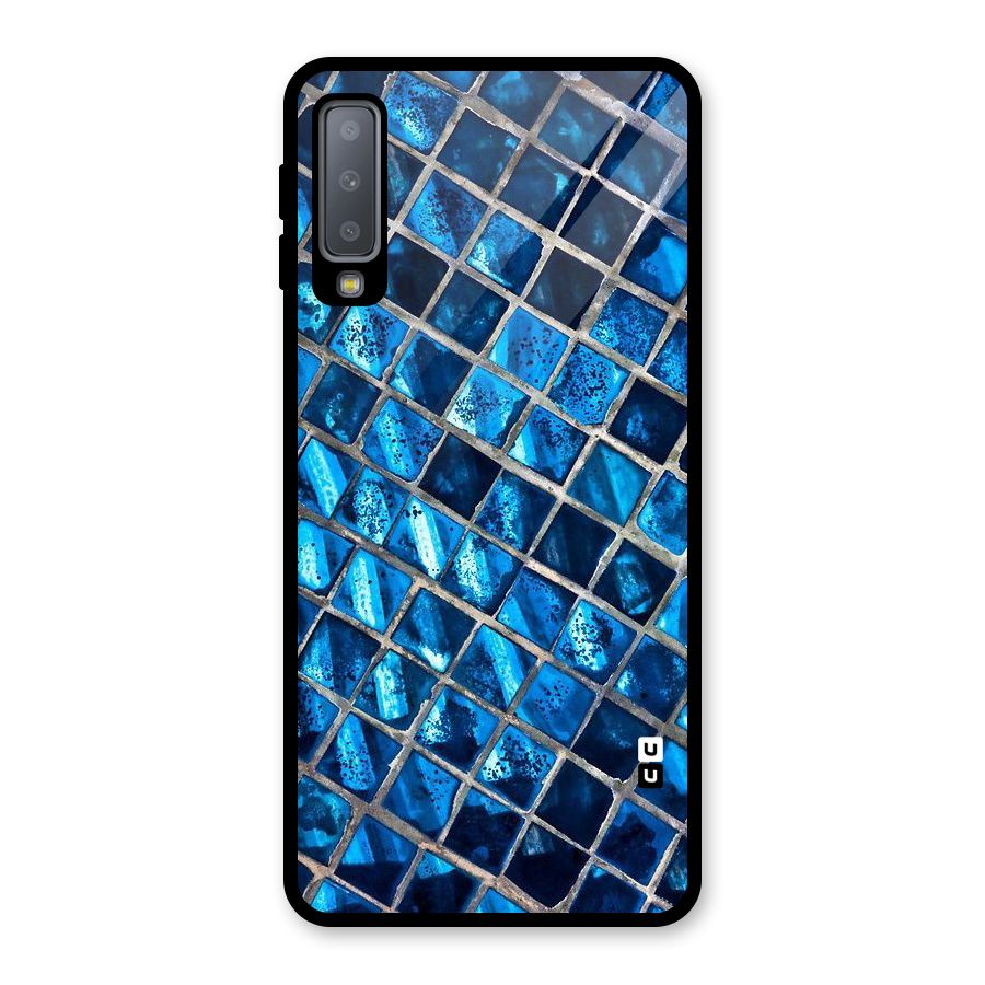 Home Tiles Design Glass Back Case for Galaxy A7 (2018)