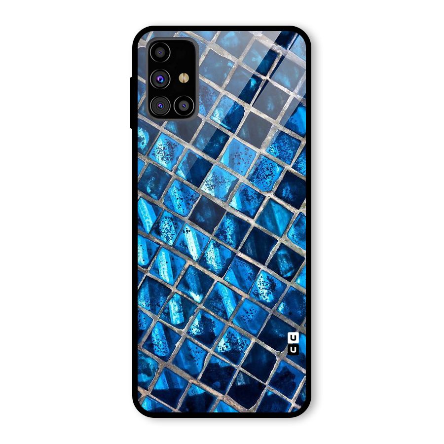 Home Tiles Design Glass Back Case for Galaxy M31s