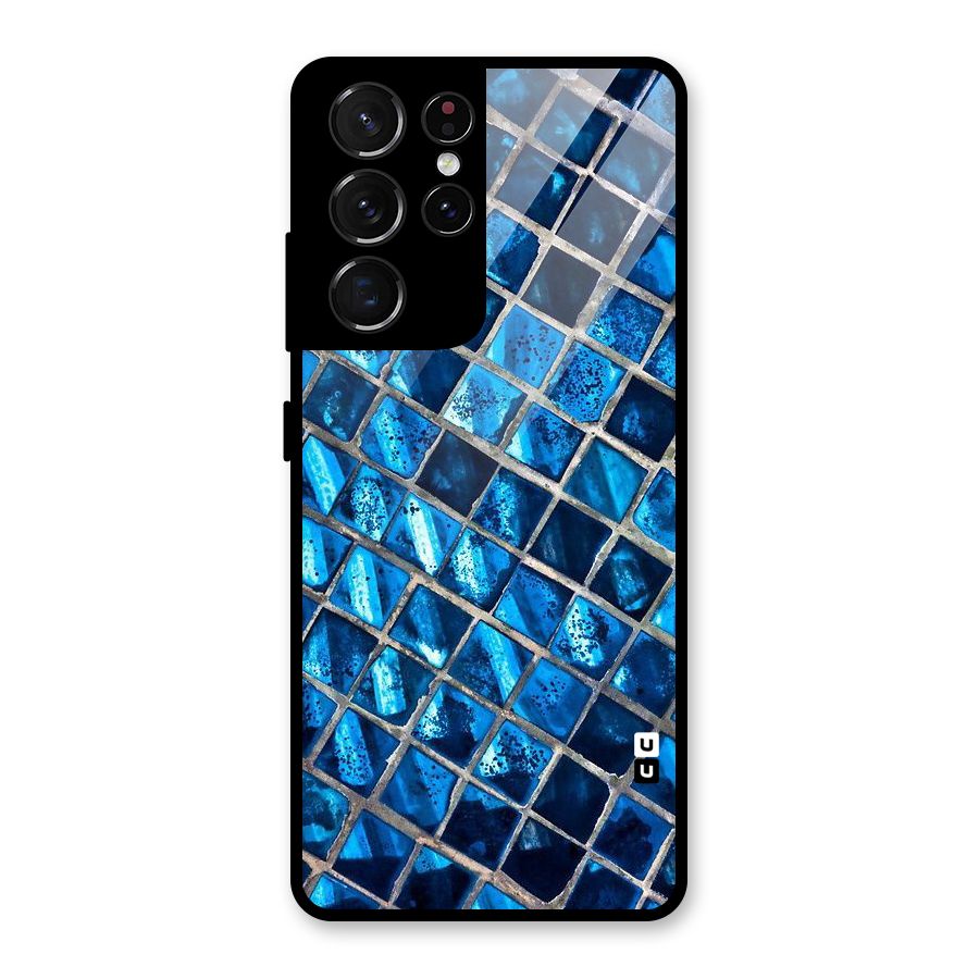 Home Tiles Design Glass Back Case for Galaxy S21 Ultra 5G