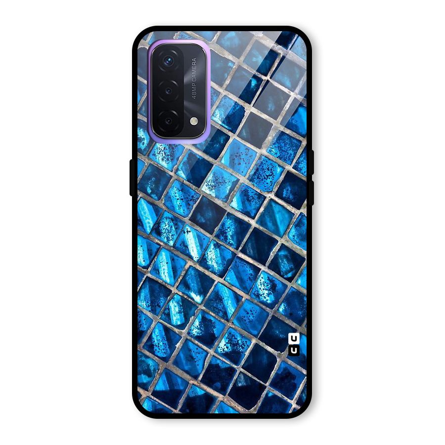 Home Tiles Design Glass Back Case for Oppo A74 5G