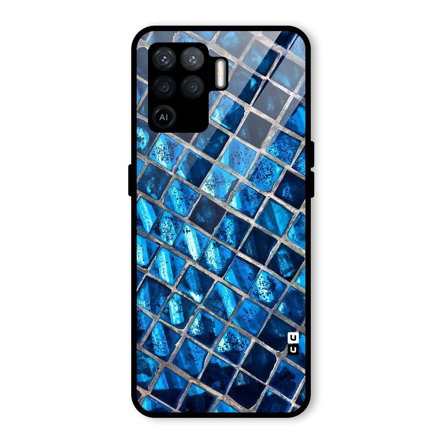 Home Tiles Design Glass Back Case for Oppo F19 Pro