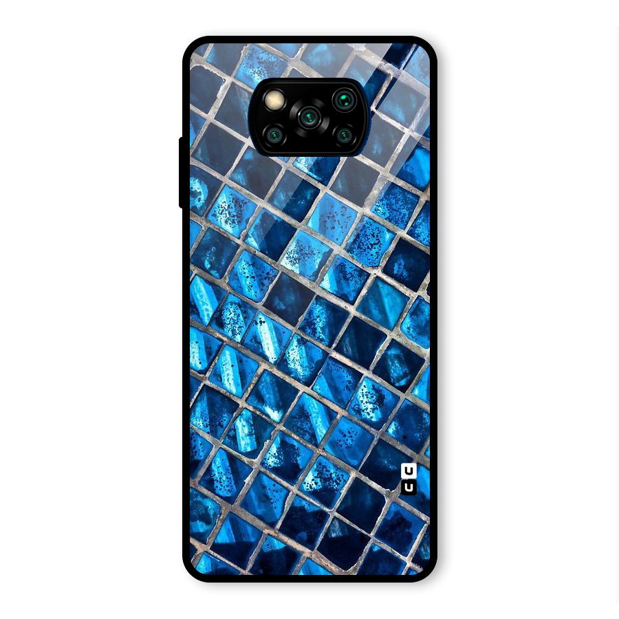 Home Tiles Design Glass Back Case for Poco X3 Pro