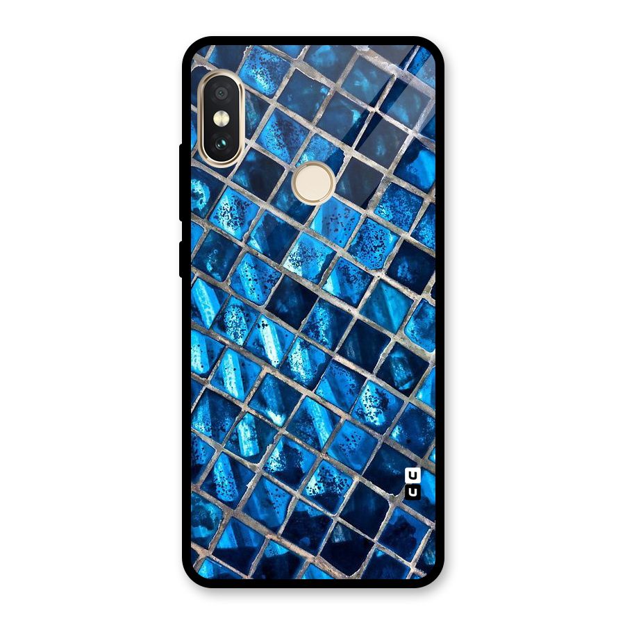 Home Tiles Design Glass Back Case for Redmi Note 5 Pro