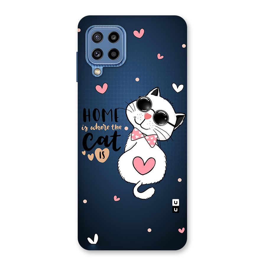 Home Where Cat Back Case for Galaxy M32