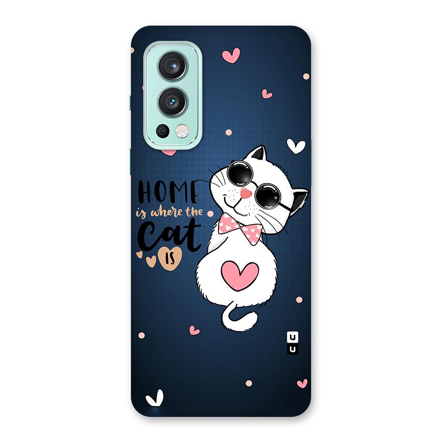 Home Where Cat Back Case for OnePlus Nord 2 5G