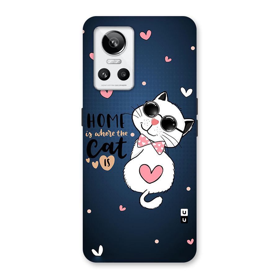 Home Where Cat Back Case for Realme GT Neo 3