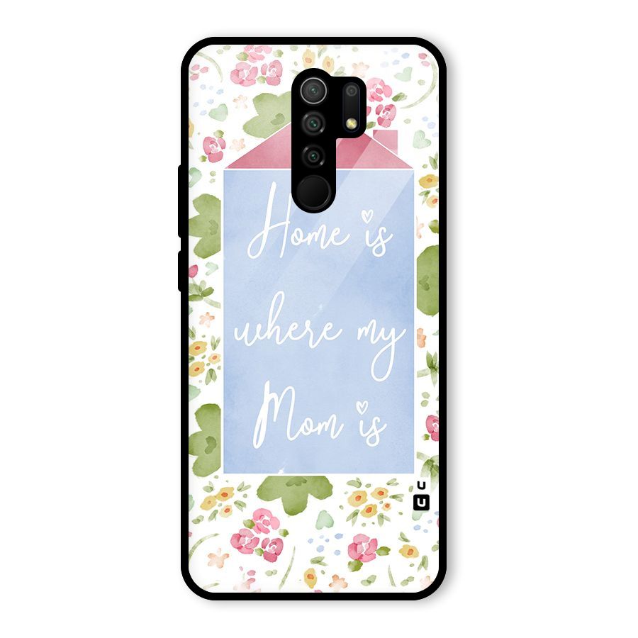 Home is Where Mom is Glass Back Case for Poco M2