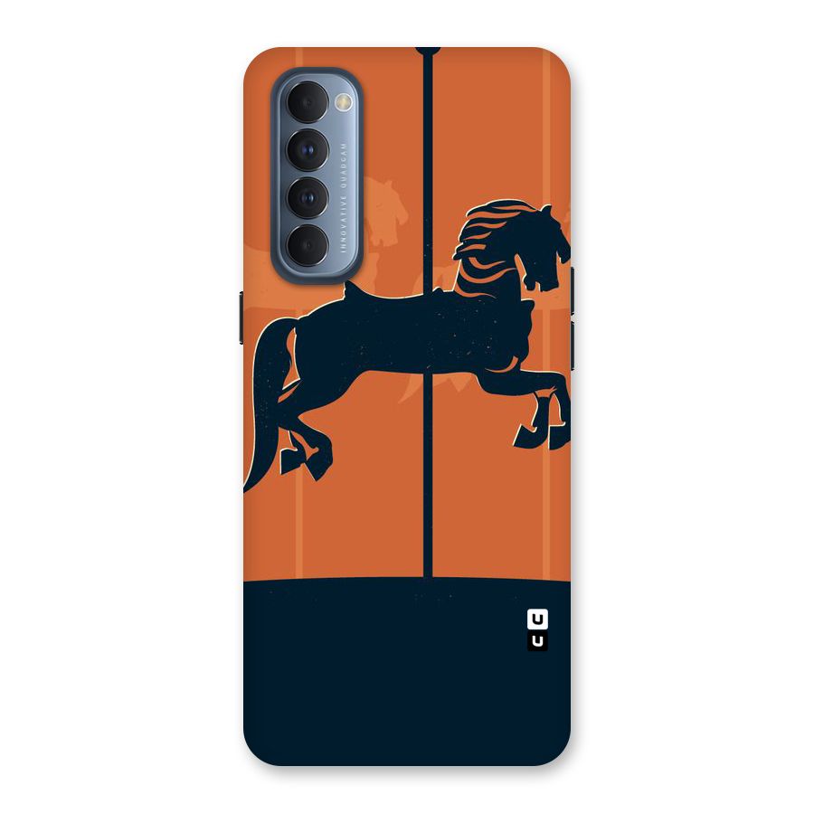 Horse Back Case for Reno4 Pro