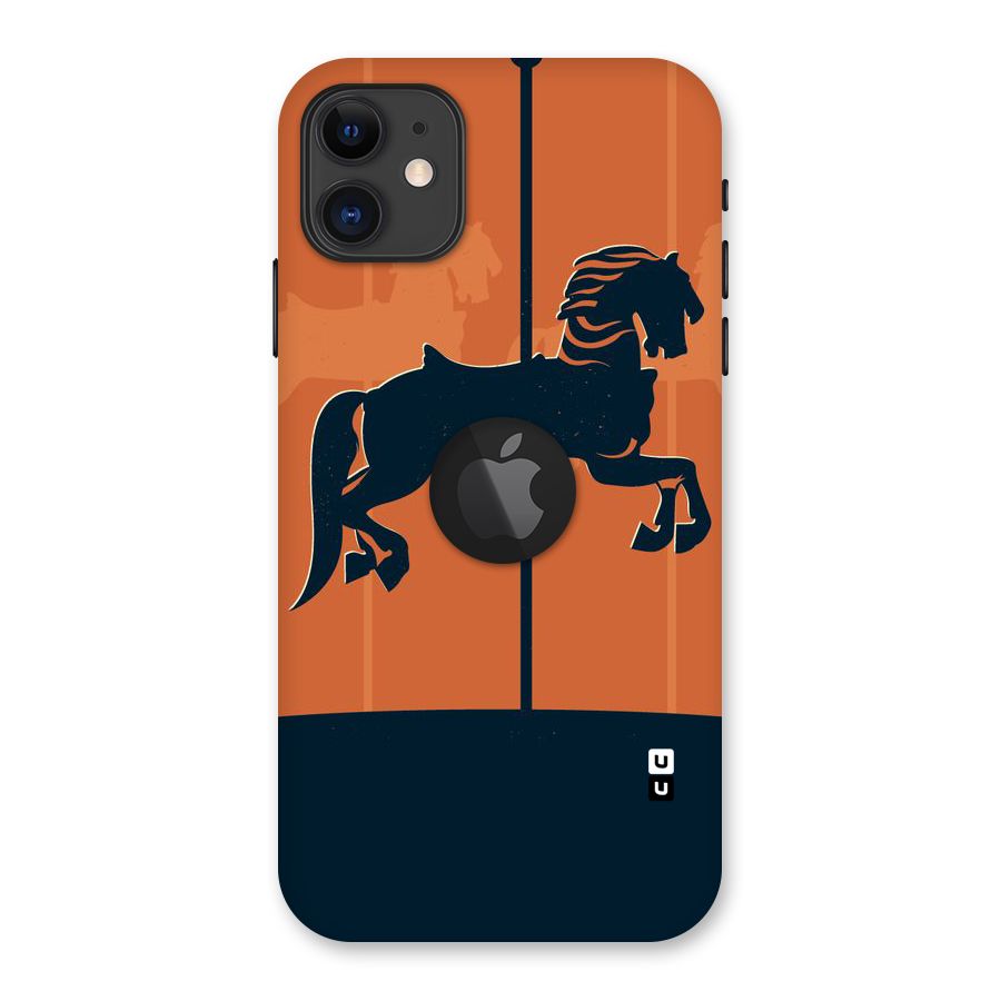 Horse Back Case for iPhone 11 Logo Cut
